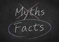 Facts and myths Royalty Free Stock Photo