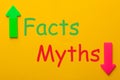 Facts and Myths Concept Royalty Free Stock Photo