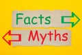 Facts and Myths Concept Royalty Free Stock Photo