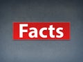 Facts Red Banner Abstract Background