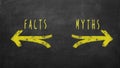 Facts vs Myths Royalty Free Stock Photo