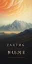 Factua Mule: A Layered And Atmospheric Album Poster Royalty Free Stock Photo