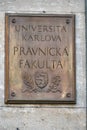 Faculty of Law, Prague