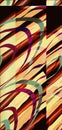 Fade color combination pattern art picture