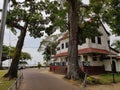 Old historical building in Paramaribo, Suriname