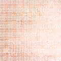 Faded aged pink plaid parchment background