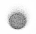Faded Halftone Circle with Soft Dot Gradient on Paper Royalty Free Stock Photo