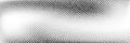 Faded halftone gradient background. Retro pixel bitmap backdrop. Grunge rasterized gritty noise texture. Black and white