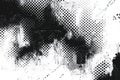Faded halftone texture background, grayscale, grunge, old