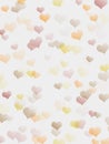 Faded Thanksgiving hearts Royalty Free Stock Photo