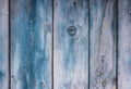 Faded vignette blue color on wooden board