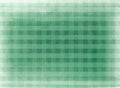 Green chequered fabric background