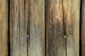 Faded yellow old wooden planking background with cracks Royalty Free Stock Photo