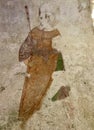 A fading fresco in Saint Nicholas Church in Demre, Antalya - Myra - Christian Royalty Free Stock Photo