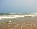 Fading Seawaves at Seashore, Paradise Beach, Pondicherry