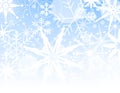 Fading Snowflake Background Royalty Free Stock Photo