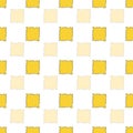 fading yellow squares seamless repeat pattern Royalty Free Stock Photo