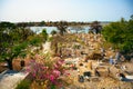 Fadiouth shell island cemetery in Senegal