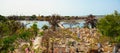 Fadiouth shell island cemetery in Senegal