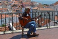 Fado singer in Lisbon Royalty Free Stock Photo