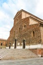 Beautiful architecture of Faenza cathedral Cattedrale di San Pietro Apostolo