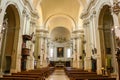 Beautiful interiors of catholic church Chiesa di San Francesco in Faenza.