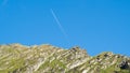 Crests of Fagaras mountains in Romania