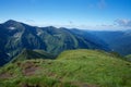 Fagaras Mountains Panorama in Romania Europe Royalty Free Stock Photo
