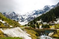 Fagatas mountains in Romania. Beautiful summer nature scenery Royalty Free Stock Photo