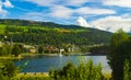 Fagernes at Strandefjord Norwegian summer landscape