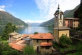 Faggeto Lario - Lake Como Royalty Free Stock Photo