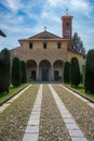 Historic church of Madonna della Selva at Fagnano Olona, Italy