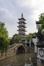 Fahua Tower in Jiading, Shanghai, China