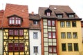Fahverk houses in the Erfurt, Germany Royalty Free Stock Photo