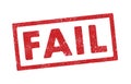 Fail ink stamp Royalty Free Stock Photo