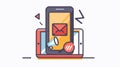 Professional Communication Failure Message Icon for Graphic Design Projects
