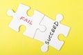 Fail or succeed Royalty Free Stock Photo