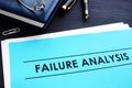 Failure analysis. RCA - Root Cause Analysis. Royalty Free Stock Photo