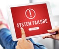 Failure Attacked Hacked Virus AbEnd Concept Royalty Free Stock Photo