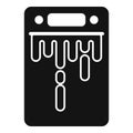 Failure start dishwasher icon simple vector. Broken appliance