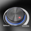 Failure success controller Royalty Free Stock Photo