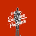 Failure Success Progress Business Investment Concept Royalty Free Stock Photo