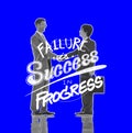 Failure Success Progress Business Investment Concept Royalty Free Stock Photo