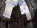 Cologne cathedral from the front Royalty Free Stock Photo