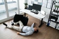 Faint Accident In Office. Fall From Chair