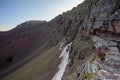 Faint Trail Heading Down Hill From Ptarmigan Tunnel