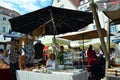 Fair in the capital of Estonia Tallinn at the Town Hall Square i