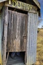 A fair dinkum outback dunny in Australia