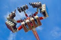 Fair Ground ride filled with thrill seekers Royalty Free Stock Photo