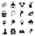 Fair Icons Freehand Fill Royalty Free Stock Photo